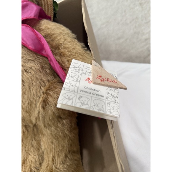 Sigikid bear verena greene vintage Tagged In Original Box - Picture 9 of 11